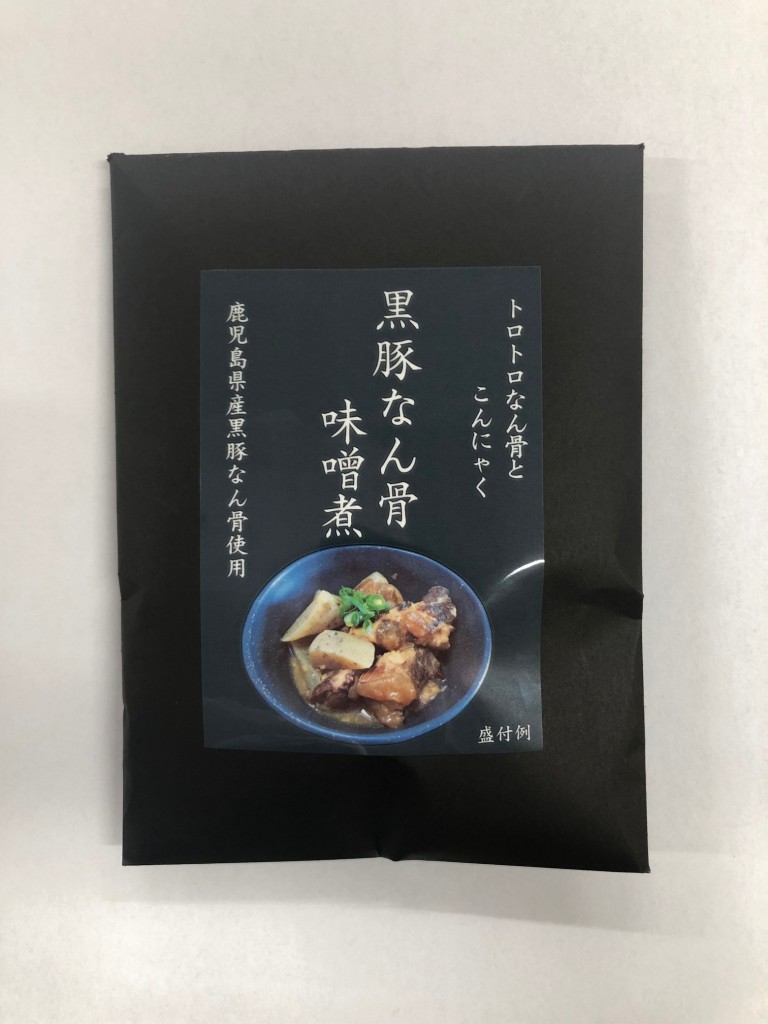 黒豚なん骨味噌煮（こんにゃく入）